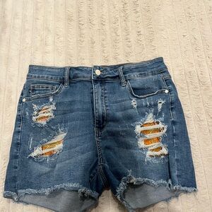 Judy Blue Distressed Jean Shorts